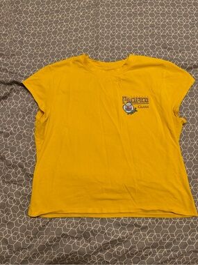 lululemon athletica Bright Yellow Short Sleeve Tee with Pacifico Logo